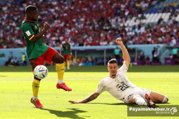 دیدار کامرون - صربستان از بازی های جام جهانی 2022 قطر