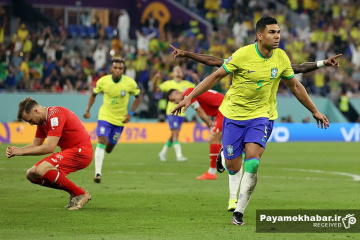دیدار برزیل - سوئیس از بازی های جام جهانی 2022 قطر