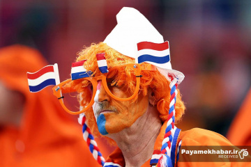 دیدار هلند - قطر از بازی های جام جهانی 2022 قطر - تماشاگر هلند