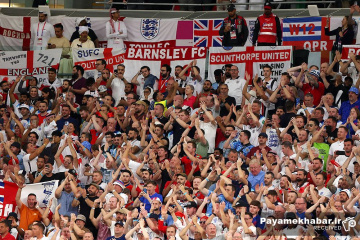 دیدار ولز - انگلیس از بازی های جام جهانی 2022 قطر - تماشاگران انگلیس