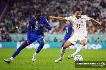 دیدار ایران - آمریکا از بازی های جام جهانی 2022 قطر