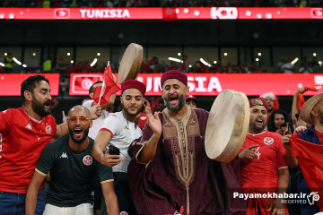 دیدار فرانسه - تونس از بازی های جام جهانی 2022 قطر - تماشاگران تونس
