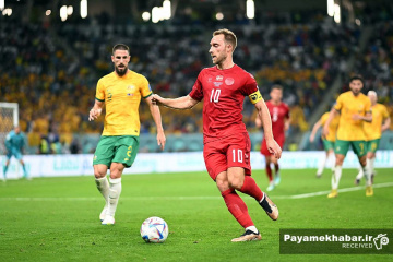 دیدار استرالیا - دانمارک از بازی های جام جهانی 2022 قطر