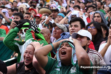 دیدار مکزیک - عربستان از بازی های جام جهانی 2022 قطر - تماشاگران مکزیک