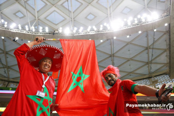 دیدار مراکش - کانادا از بازی های جام جهانی 2022 قطر - تماشاگران مراکش