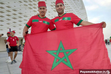 دیدار مراکش - کانادا از بازی های جام جهانی 2022 قطر - تماشاگران مراکش