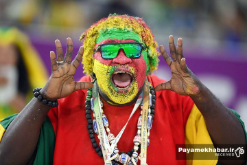 دیدار برزیل - کامرون از بازی های جام جهانی 2022 قطر - تماشاگران کامرون