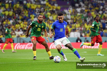 دیدار برزیل - کامرون از بازی های جام جهانی 2022 قطر