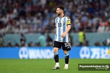 دیدار آرژانتین - استرالیا از بازی های جام جهانی 2022 قطر - لیونل مسی