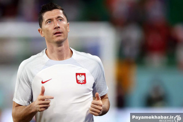 دیدار فرانسه - لهستان از بازی های جام جهانی 2022 قطر - روبرت لواندوفسکی