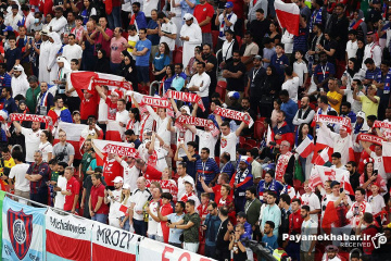 دیدار فرانسه - لهستان از بازی های جام جهانی 2022 قطر - تماشاگران لهستان