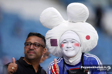 دیدار کرواسی - ژاپن از بازی های جام جهانی 2022 قطر - تماشاگران ژاپن
