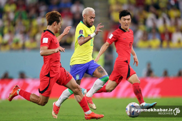 دیدار برزیل - کره جنوبی از بازی های جام جهانی 2022 قطر