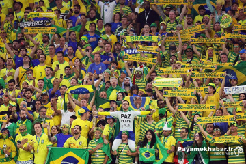 دیدار برزیل - کرواسی از بازی های جام جهانی 2022 قطر - تماشاگران برزیل