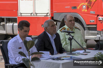 نشست خبری سرپرست آتش نشانی و خدمات ایمنی شهرداری شیراز‎‎