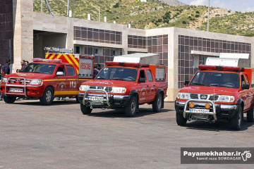 نشست خبری سرپرست آتش نشانی و خدمات ایمنی شهرداری شیراز‎‎