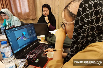 هنرنمایی دانشجویان دانشگاه هنر شیراز در هفته هنر علوی
