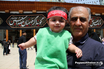 مراسم شیرخوارگان حسینی در حرم مطهر حضرت شاهچراغ (ع)