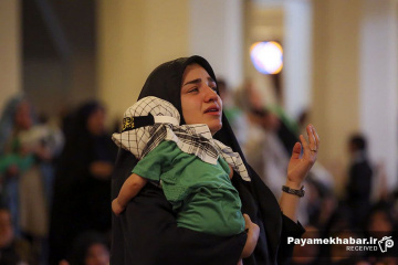 مراسم شیرخوارگان حسینی در حرم مطهر حضرت شاهچراغ (ع)