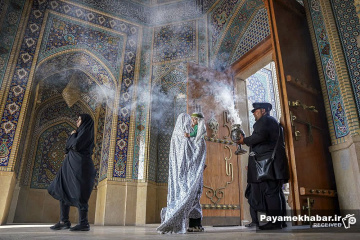 مراسم شیرخوارگان حسینی در حرم مطهر حضرت شاهچراغ (ع)