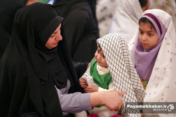 مراسم شیرخوارگان حسینی در حرم مطهر حضرت شاهچراغ (ع)