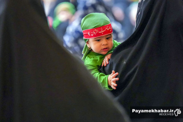 مراسم شیرخوارگان حسینی در حرم مطهر حضرت شاهچراغ (ع)
