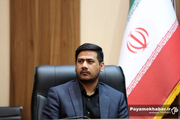 نشست خبری استاندار فارس - سجاد خسروانیان، رئیس ایرنا فارس