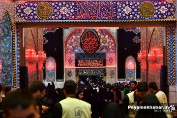حال و هوای کربلای معلی در ایام دهه اول محرم - حرم مطهر امام حسین (ع)