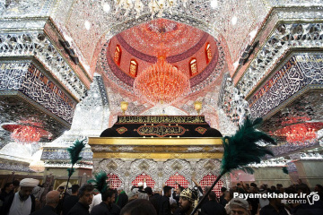 حال و هوای کربلای معلی در ایام دهه اول محرم - حرم مطهر امام حسین (ع)