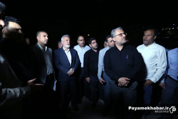 بازدید شبانه شهردار شیراز از پروژه لوله گذاری دروازه قرآن