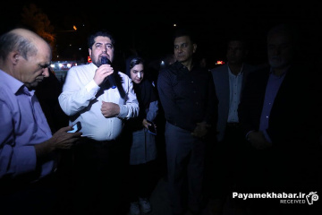 بازدید شبانه شهردار شیراز از پروژه لوله گذاری دروازه قرآن