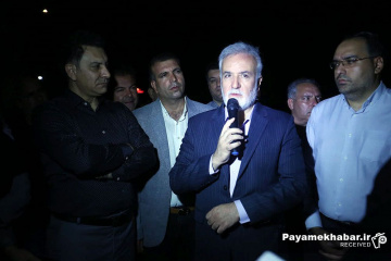 بازدید شبانه شهردار شیراز از پروژه لوله گذاری دروازه قرآن