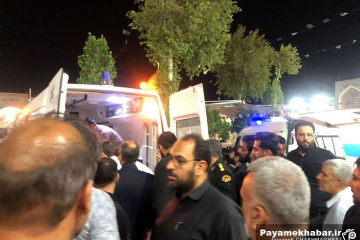 لحظات اولیه حمله تروریستی به حرم مطهر حضرت شاهچراغ (ع)