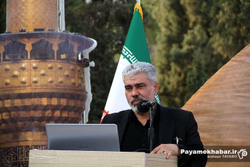 مراسم اعزام کاروان خادمین موکب حضرت احمدبن موسی شاهچراغ (ع) شهرداری شیراز به مرز شلمچه