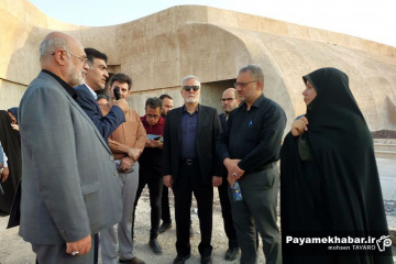 بازدید شهردار شیراز از پروژه پردیس سینمایی جوان