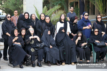 مراسم وداع با پیکر مرحوم استاد محمدتقی زرین چنگ، پیشکسوت رسانه ای فارس