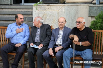 مراسم وداع با پیکر مرحوم استاد محمدتقی زرین چنگ، پیشکسوت رسانه ای فارس