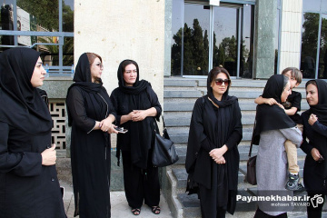 مراسم وداع با پیکر مرحوم استاد محمدتقی زرین چنگ، پیشکسوت رسانه ای فارس