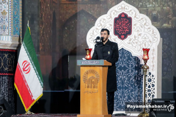 آیین خطبه خوانی شب شهادت امام رضا (ع) در حرم مطهر رضوی