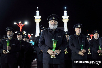 آیین خطبه خوانی شب شهادت امام رضا (ع) در حرم مطهر رضوی