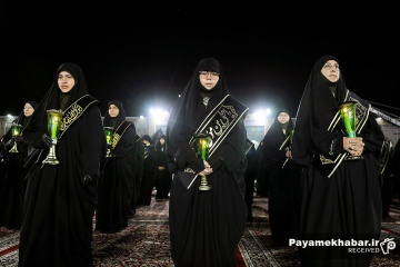 آیین خطبه خوانی شب شهادت امام رضا (ع) در حرم مطهر رضوی