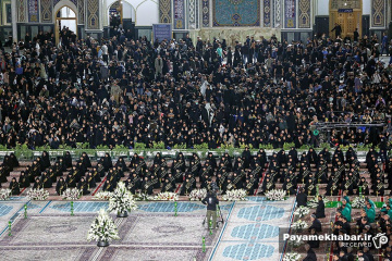 آیین خطبه خوانی شب شهادت امام رضا (ع) در حرم مطهر رضوی
