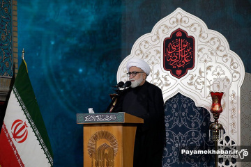آیین خطبه خوانی شب شهادت امام رضا (ع) در حرم مطهر رضوی