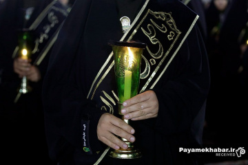 آیین خطبه خوانی شب شهادت امام رضا (ع) در حرم مطهر رضوی