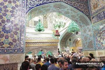 حرم مطهر رضوی در ایام میلاد حضرت رسول (ص) و امام صادق (ع)