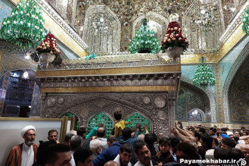 حرم مطهر رضوی در ایام میلاد حضرت رسول (ص) و امام صادق (ع)