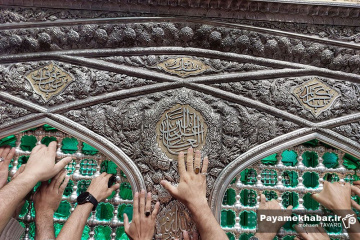 حرم مطهر رضوی در ایام میلاد حضرت رسول (ص) و امام صادق (ع)