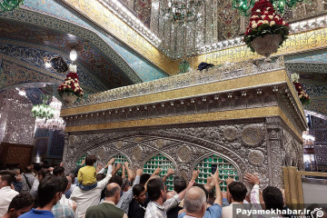 حرم مطهر رضوی در ایام میلاد حضرت رسول (ص) و امام صادق (ع)