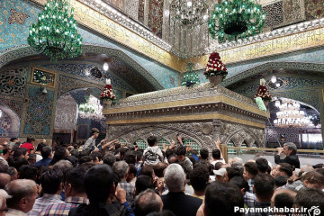 حرم مطهر رضوی در ایام میلاد حضرت رسول (ص) و امام صادق (ع)