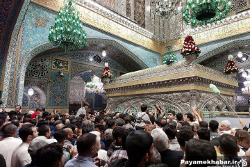 حرم مطهر رضوی در ایام میلاد حضرت رسول (ص) و امام صادق (ع)